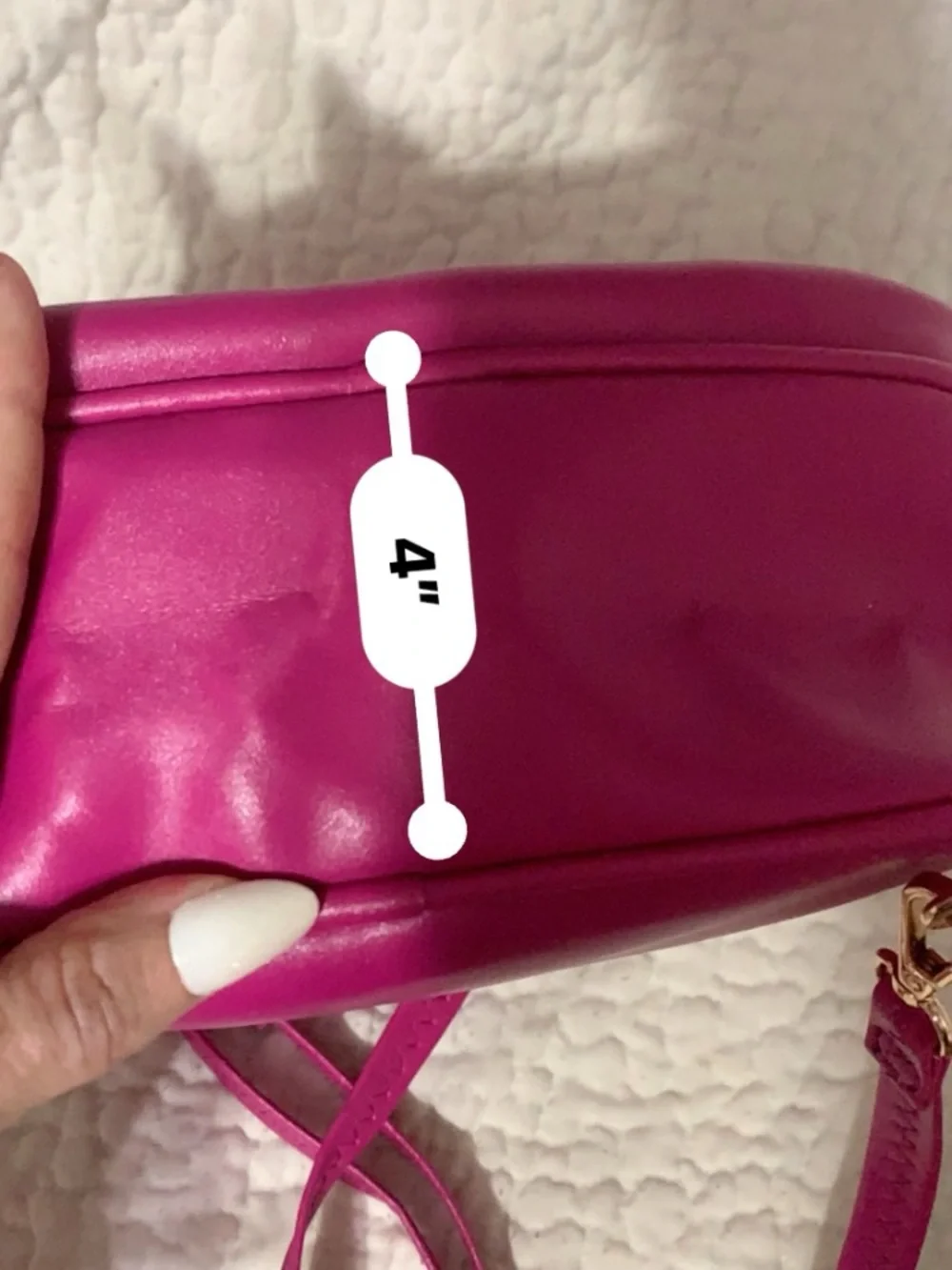Hot Pink Mouse Ear Bow Convertible Mini Backpack Shoulder Purse